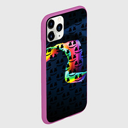 Чехол iPhone 11 Pro матовый MARSMELLO, цвет: 3D-фиолетовый — фото 2