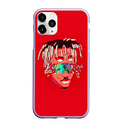 Чехол iPhone 11 Pro матовый Juice WRLD, цвет: 3D-светло-сиреневый