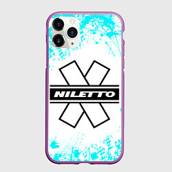 Чехол iPhone 11 Pro матовый NILETTO, цвет: 3D-фиолетовый