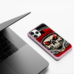 Чехол iPhone 11 Pro матовый SABATON, цвет: 3D-розовый — фото 2
