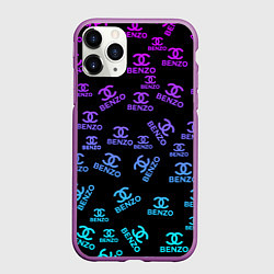 Чехол iPhone 11 Pro матовый Benzo Gang - Big Baby Tape, цвет: 3D-фиолетовый