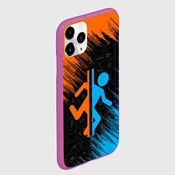 Чехол iPhone 11 Pro матовый PORTAL 2, цвет: 3D-фиолетовый — фото 2