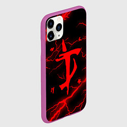 Чехол iPhone 11 Pro матовый DOOM ETERNAL, цвет: 3D-фиолетовый — фото 2