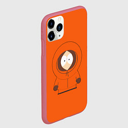 Чехол iPhone 11 Pro матовый ЮЖНЫЙ ПАРК, цвет: 3D-малиновый — фото 2