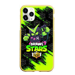 Чехол iPhone 11 Pro матовый BRAWL STARS VIRUS 8-BIT, цвет: 3D-желтый