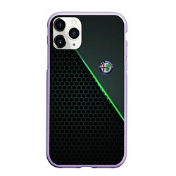 Чехол iPhone 11 Pro матовый Alfa Romeo