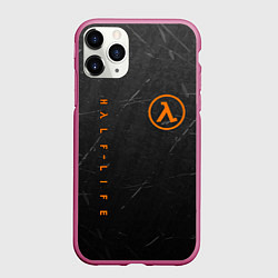 Чехол iPhone 11 Pro матовый HALF-LIFE, цвет: 3D-малиновый