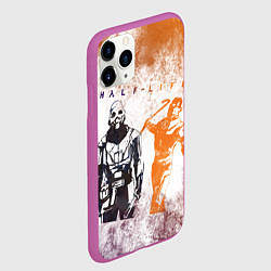 Чехол iPhone 11 Pro матовый Half life attack, цвет: 3D-фиолетовый — фото 2