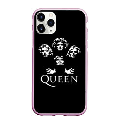 Чехол iPhone 11 Pro матовый QUEEN НА СПИНЕ, цвет: 3D-розовый