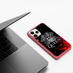 Чехол iPhone 11 Pro матовый QUEEN, цвет: 3D-красный — фото 2