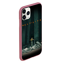 Чехол iPhone 11 Pro матовый HALF-LIFE, цвет: 3D-малиновый — фото 2