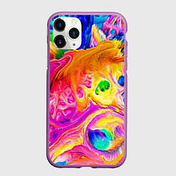 Чехол iPhone 11 Pro матовый TIE DYE