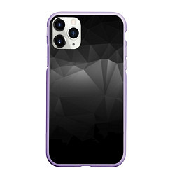 Чехол iPhone 11 Pro матовый GRAY GEOMETRY, цвет: 3D-светло-сиреневый