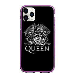 Чехол iPhone 11 Pro матовый QUEEN, цвет: 3D-фиолетовый