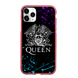 Чехол iPhone 11 Pro матовый QUEEN, цвет: 3D-красный