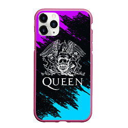 Чехол iPhone 11 Pro матовый QUEEN, цвет: 3D-малиновый