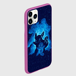 Чехол iPhone 11 Pro матовый Сквиртл Эша, цвет: 3D-фиолетовый — фото 2