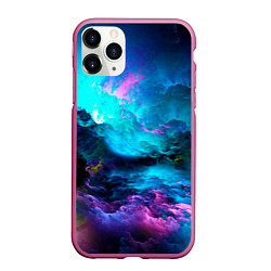 Чехол iPhone 11 Pro матовый Fantasy, цвет: 3D-малиновый