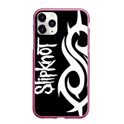 Чехол iPhone 11 Pro матовый Slipknot 6, цвет: 3D-малиновый