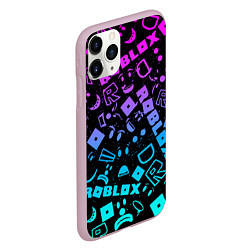 Чехол iPhone 11 Pro матовый Roblox, цвет: 3D-розовый — фото 2