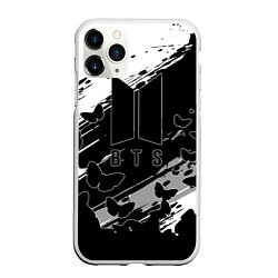 Чехол iPhone 11 Pro матовый BTS, цвет: 3D-белый