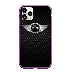 Чехол iPhone 11 Pro матовый MINI COOPER CARBON