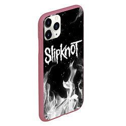 Чехол iPhone 11 Pro матовый SLIPKNOT, цвет: 3D-малиновый — фото 2