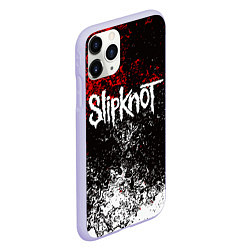 Чехол iPhone 11 Pro матовый SLIPKNOT, цвет: 3D-светло-сиреневый — фото 2