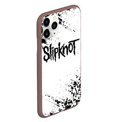 Чехол iPhone 11 Pro матовый SLIPKNOT, цвет: 3D-коричневый — фото 2