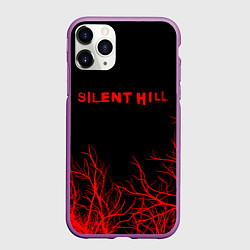 Чехол iPhone 11 Pro матовый SILENT HILL, цвет: 3D-фиолетовый