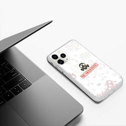 Чехол iPhone 11 Pro матовый Quarantine, цвет: 3D-белый — фото 2