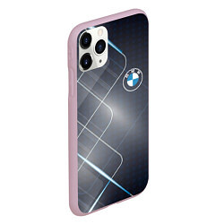 Чехол iPhone 11 Pro матовый BMW, цвет: 3D-розовый — фото 2