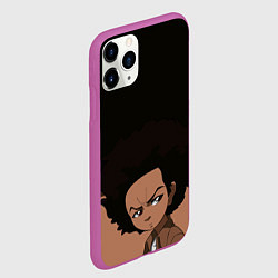 Чехол iPhone 11 Pro матовый Аниме, цвет: 3D-фиолетовый — фото 2