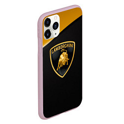 Чехол iPhone 11 Pro матовый Lamborghini, цвет: 3D-розовый — фото 2