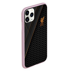 Чехол iPhone 11 Pro матовый Liverpool FC, цвет: 3D-розовый — фото 2