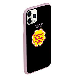 Чехол iPhone 11 Pro матовый Chupa chups, цвет: 3D-розовый — фото 2