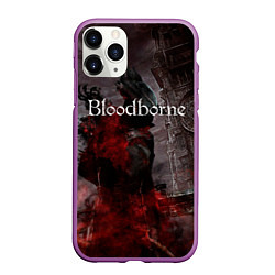 Чехол iPhone 11 Pro матовый Bloodborne, цвет: 3D-фиолетовый