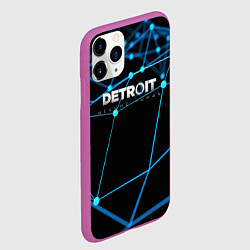 Чехол iPhone 11 Pro матовый Detroit:Become Human, цвет: 3D-фиолетовый — фото 2