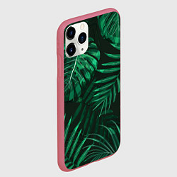 Чехол iPhone 11 Pro матовый Я из джунглей, цвет: 3D-малиновый — фото 2