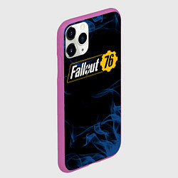Чехол iPhone 11 Pro матовый FALLOUT76, цвет: 3D-фиолетовый — фото 2