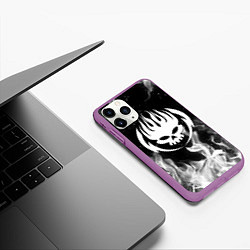 Чехол iPhone 11 Pro матовый THE OFFSPRING, цвет: 3D-фиолетовый — фото 2