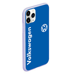 Чехол iPhone 11 Pro матовый Volkswagen, цвет: 3D-светло-сиреневый — фото 2