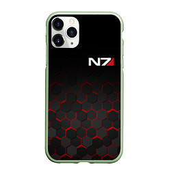 Чехол iPhone 11 Pro матовый MASS EFFECT N7