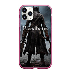 Чехол iPhone 11 Pro матовый Bloodborne, цвет: 3D-малиновый