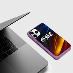 Чехол iPhone 11 Pro матовый LIL PEEP, цвет: 3D-фиолетовый — фото 2