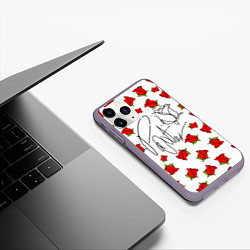 Чехол iPhone 11 Pro матовый PAYTON, цвет: 3D-серый — фото 2