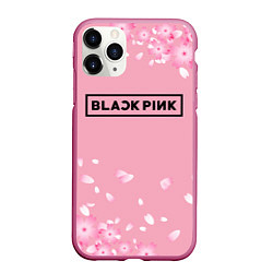 Чехол iPhone 11 Pro матовый BLACKPINK, цвет: 3D-малиновый