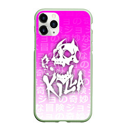 Чехол iPhone 11 Pro матовый JOJOS BIZARRE ADVENTURE, цвет: 3D-салатовый