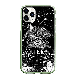 Чехол iPhone 11 Pro матовый QUEEN, цвет: 3D-салатовый