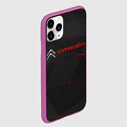 Чехол iPhone 11 Pro матовый CITROЁN, цвет: 3D-фиолетовый — фото 2